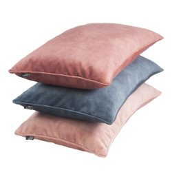 Kantnordic Luca Blossom - ferskenfarvet velourpude