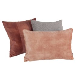 Kantnordic Luca Blossom - ferskenfarvet velourpude