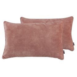 Kantnordic Luca Blossom - ferskenfarvet velourpude