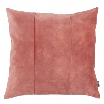 Kantnordic Mila Blush 48x48 - ferskenfarvet velourpude